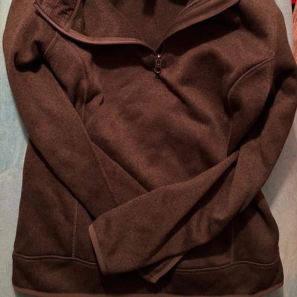 Eddie Bauer M quarter zip sweater forest green - Picture 2 of 3